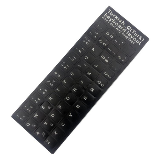 Laptop Keyboard Sticker, Ukraine, Turkish, Swedish, Polish, Farsi