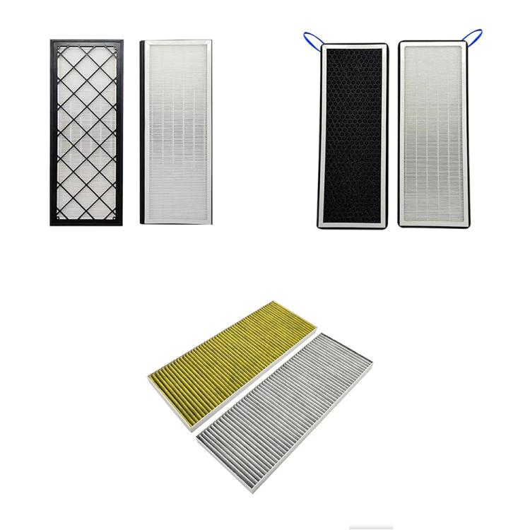 For Tesla Model Y Air Inlet Built-In / External Filter Purification Filter Element, Lower Layer, Upper Layer, External Upper Layer