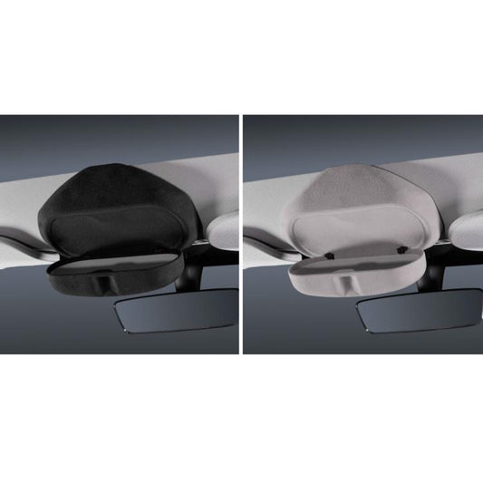 For Tesla Suede Leather Glasses Storage Box, 2024 Model 3 Beige, 2024 Model 3 Black, Model Y Beige, Model Y Black, Model 3 Beige, Model 3 Black