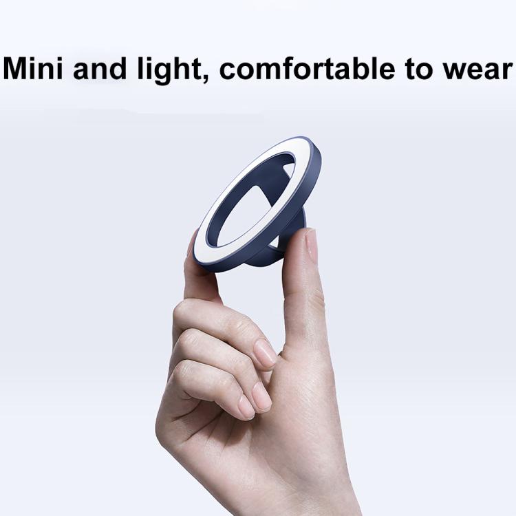 RK-X39 Mini Silicone Magnetic Finger Ring Buckle Mobile Phone Holder