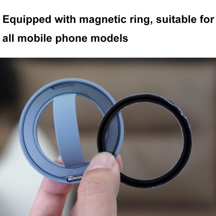 RK-X39 Mini Silicone Magnetic Finger Ring Buckle Mobile Phone Holder
