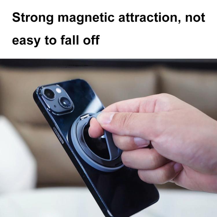 RK-X39 Mini Silicone Magnetic Finger Ring Buckle Mobile Phone Holder