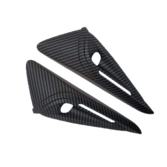 For Tesla 2024 Model 3 Fenders Side Labels Camera Cover Stickers, Pearl White, Glossy Carbon Fiber Texture, Matt Carbon Fiber Texture, Piano Paint Bright Black, Frosted Matt Black, Bright Red