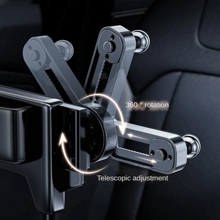 Retractable and Adjustable Car Phone Bracket Rotating Extension Rod Rack Accessories