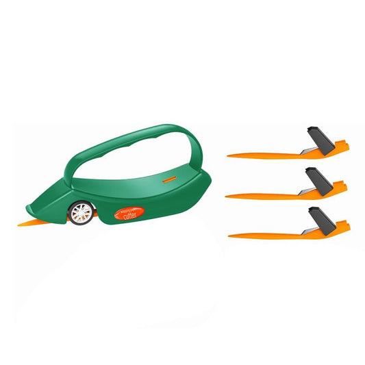 NBJ1 Roll Wrapping Paper Cutter with Handle Paper Cutter, Black, Green