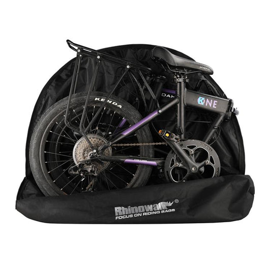 Rhinowalk RF203BK Sac de Rangement Étanche pour Vélo Pliant 20 Pouces, Sacoche de Transport pour Vélo, RF203BK