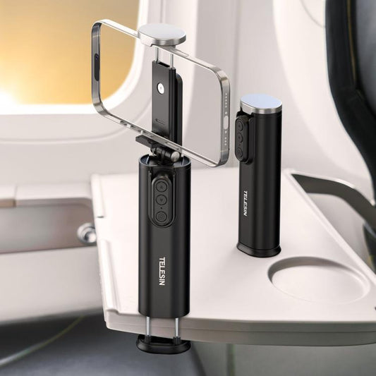 3 In 1 Cell Phone Holder Portable Desktop Fixed Bluetooth Remote Control Shooting Support Bracket, P1-HSS-01 Clip Version