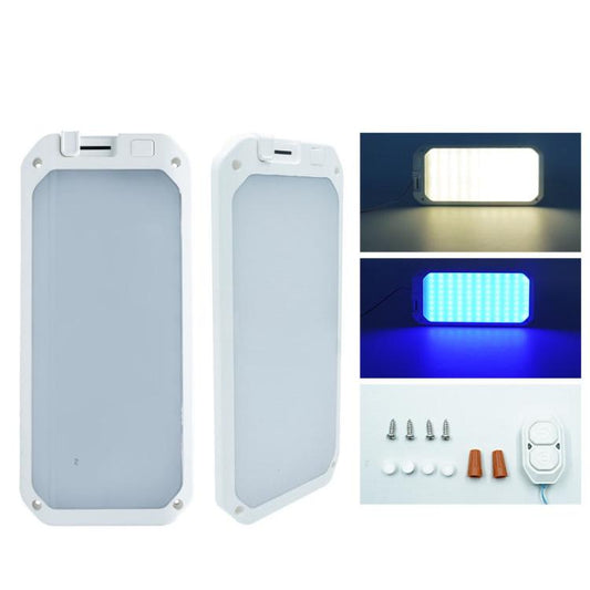 12-30V RV Light 198 LEDs 3-Color Temperature Dimmable Roof Light