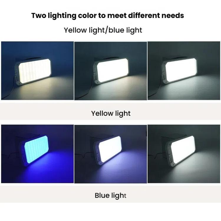 12-30V RV Light 198 LEDs 3-Color Temperature Dimmable Roof Light, Yellow White Light, Blue White Light, Yellow White Light With Remote, Blue White Light With Remote