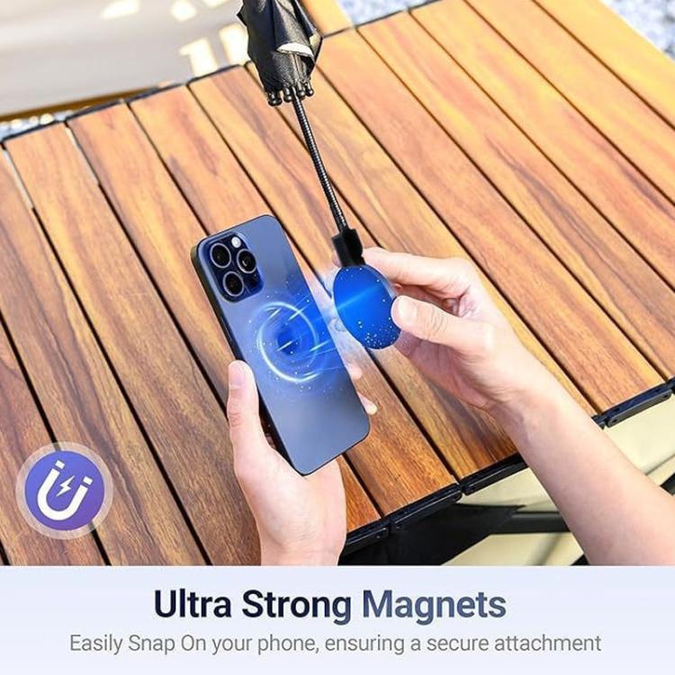 Magnetic Phone Mini Umbrella Waterproof Sunshade With Finger Ring, With Finger Ring(Black), With Finger Ring(Pink), With Finger Ring(Blue)