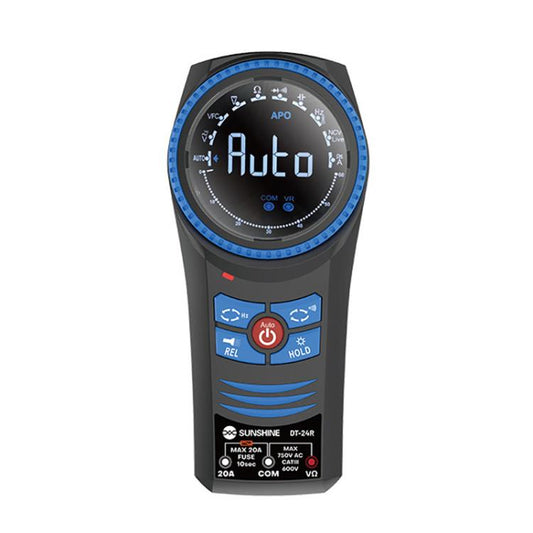 Rotary Auto Ranging Multimeter Voltage Resistance Measurement Buzzer, DT-24R