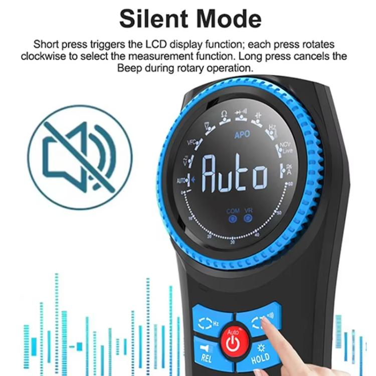 Rotary Auto Ranging Multimeter Voltage Resistance Measurement Buzzer, SUNSHINE DT-24R