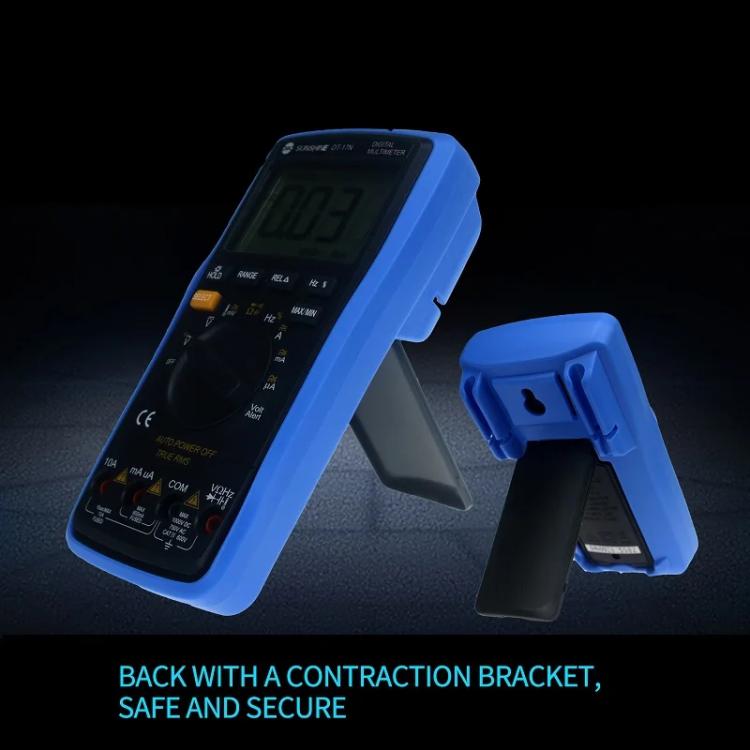 Auto Range Digital Multimeter LCD Display Tester Pen High Precision Measurement Of Capacitance Voltage Current, SUNSHINE DT-17N