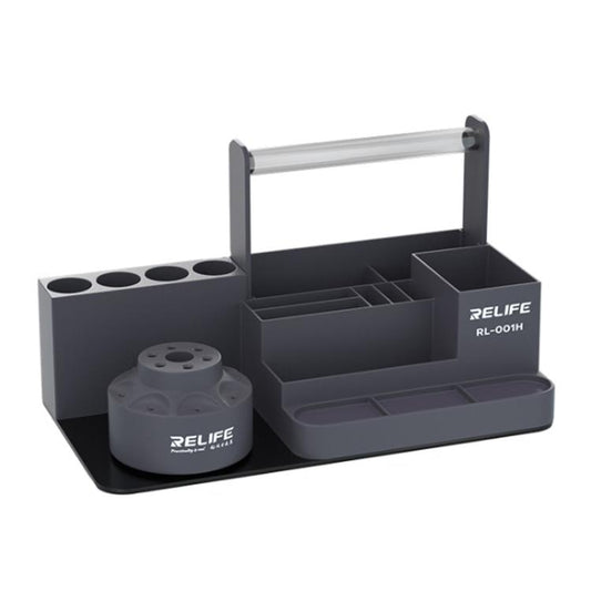 RELIFE RL-001H Rotary Organizer Cell Phone Repair Tool Parts Screwdriver Storage Rack