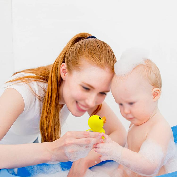 LED Digital Display Little Yellow Duck Electronic Thermometer Baby Bathtub Water Thermometer, Duck Electronic Thermometer