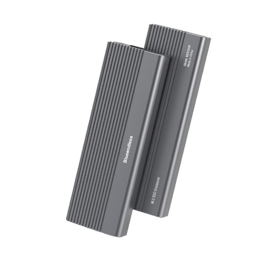 Blueendless 2818SN M.2 Nvme / Sata Dual-protocol Mobile Hard Disk Box, with Type-C to USB-A Cable, with 2-in-1 Cable