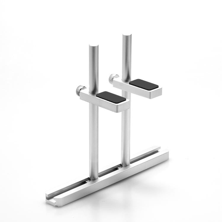 FinalCool Aluminum Alloy Adjustable Graphics Card Bracket Chassis Fan Position Graphics Holder Support, 8cm Black, 8cm Silver, 12cm Black, 12cm Silver
