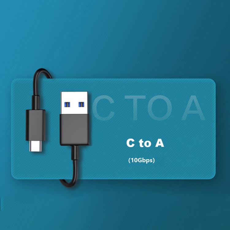 JEYI mSATA to USB 3.1 Type-C 6Gbps SSD Enclosure Adapter Case Aluminum External SSD Case, JEYI