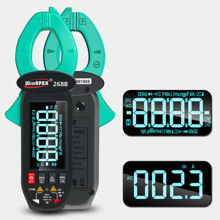 WINAPEX Clamp Meter High-precision AC / DC Voltage and Current Meter, 268B