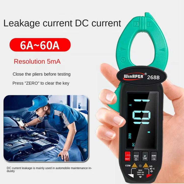 WINAPEX Clamp Meter High-precision AC / DC Voltage and Current Meter, 268B