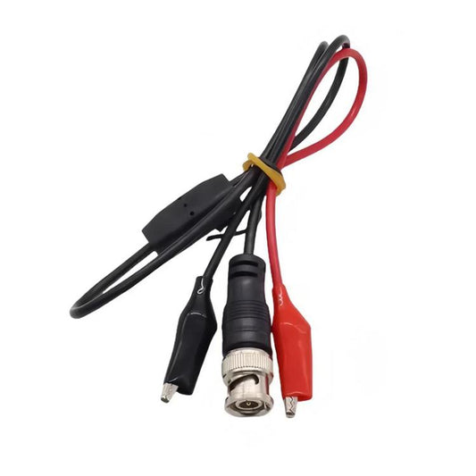 BNC Male To 2 Crocodile Clip Oscilloscope Probe Cable Q9 Signal Test Cable, 0.5m, 1m, 1.5m