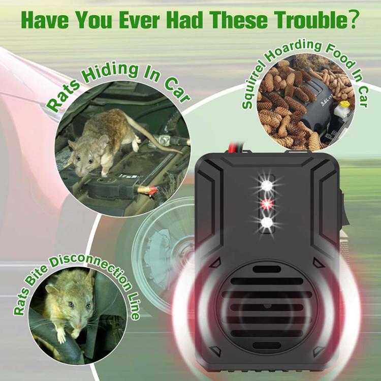 Ultrasonic Car Mouse Repeller Vehicle Rat Repeller