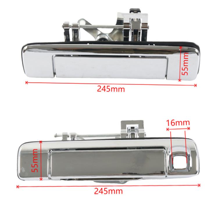 For Isuzu D-MAX Electroplated Car Tailgate Handle, 8981029682, With Camera Hole 8-98202618-1