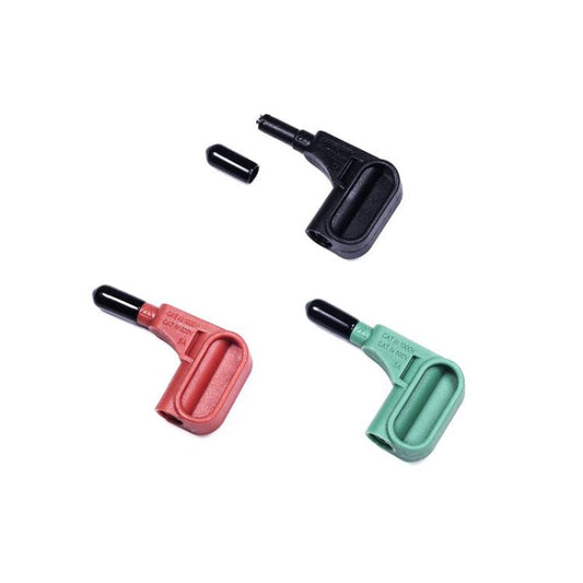 3pcs /Set 4mm Multimeter Solder-free Magnetic Suction Head Terminal, Red+Black+Green
