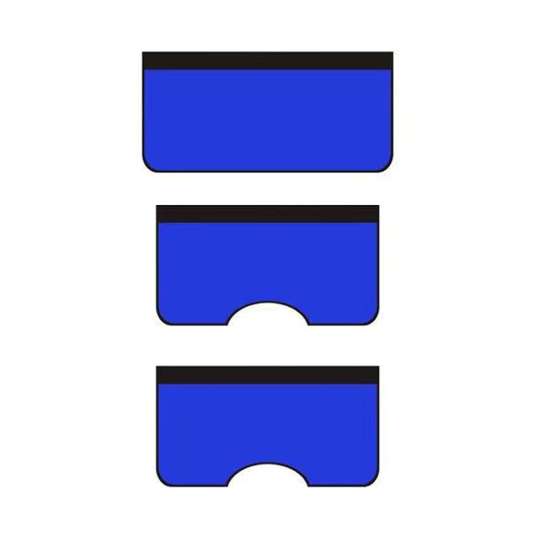 3pcs /Set Car Repair Fender Maintenance Washed Leather Protective Pad, Large