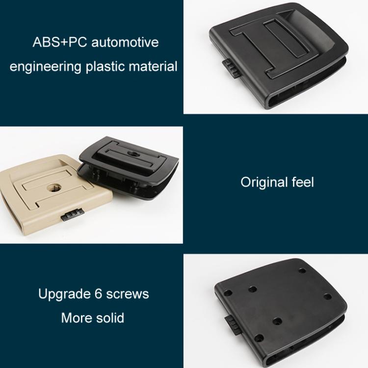 For BMW X5 E70 / X6 E71 E72 Car Boot Handle Inside Trunk Lid Bottom Plate Handle 51479120283, With Lock Hole Black, With Lock Hole Beige, Without Lock Hole Black, Without Lock Hole
