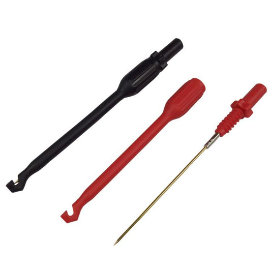 4mm Banana Jack Non-destructive Wire-free Steel Needle Auto Repair Line Detection Probe, 16.5cm, 19cm