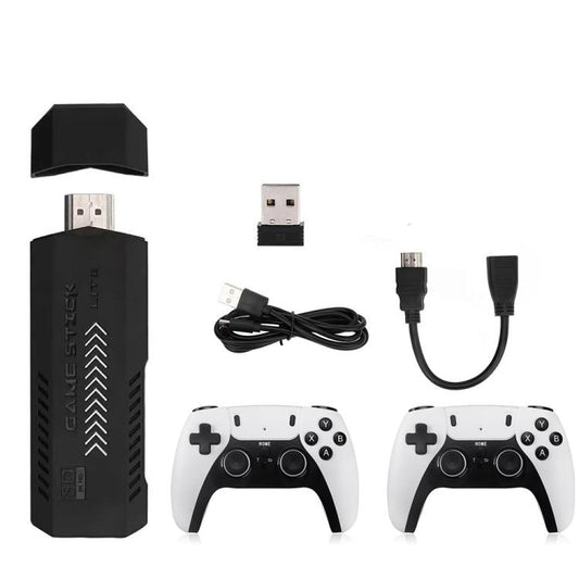 Console de jeu M10 Pro 4K TV, console de jeu vidéo rétro HD 3D, 64G avec contrôleur filaire, 128G avec contrôleur filaire, 256G avec contrôleur filaire, 64G avec contrôleur rechargeable, 128G avec contrôleur rechargeable, 256G avec contrôleur rechargeable