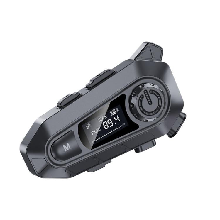 A1 IP67 Waterproof Motorcycle Helmet Noise Reduction Bluetooth Headset, Soft Mic, Hard Mic, Soft and Hard Mics