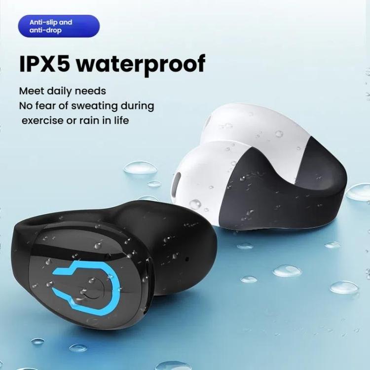Bluetooth Earpiece Single Ear Clip-On Non-Intrusive Design Sports Headphones for Running