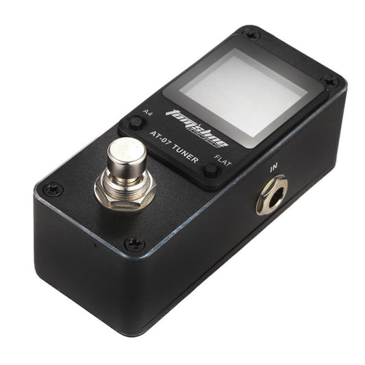 TOM'SLINE Mini Foot-operated Guitar Effects Pedal Tuner