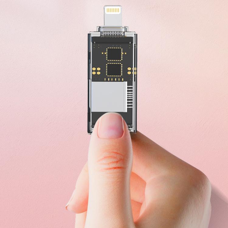 Transparent Card Reader for PC/Laptop/Smartphone, USB-C/Type-C To SD/TF, 8 Pin To SD/TF, Type-C+8 Pin To SD/TF, USB+8 Pin To SD/TF