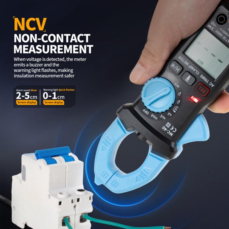 FNIRSI MC40 Intelligent Digital High Precision Clamp Multimeter, MC40