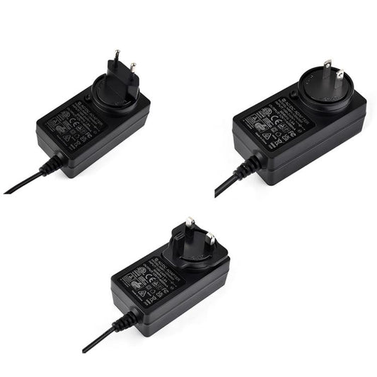 Waveshare 12V / 4A 1.2m Length Cable DC Jack Power Supply Adapter, US Plug, EU Plug, UK Plug