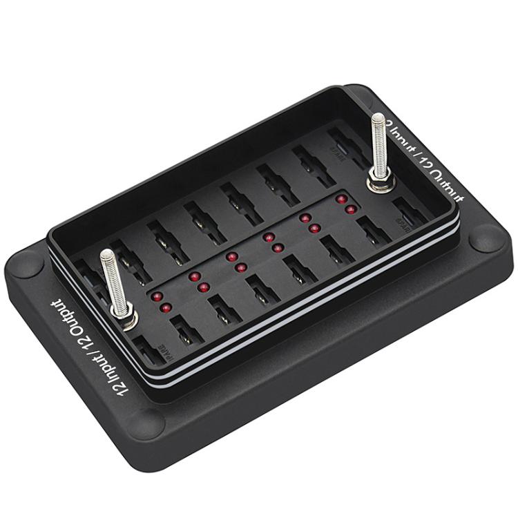 One In And One Out 12-Way Fuse Box LED Indicator With Sticker, ZH-1704B2