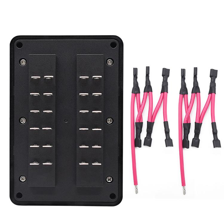 One In And One Out 12-Way Fuse Box LED Indicator With Sticker, ZH-1704B2