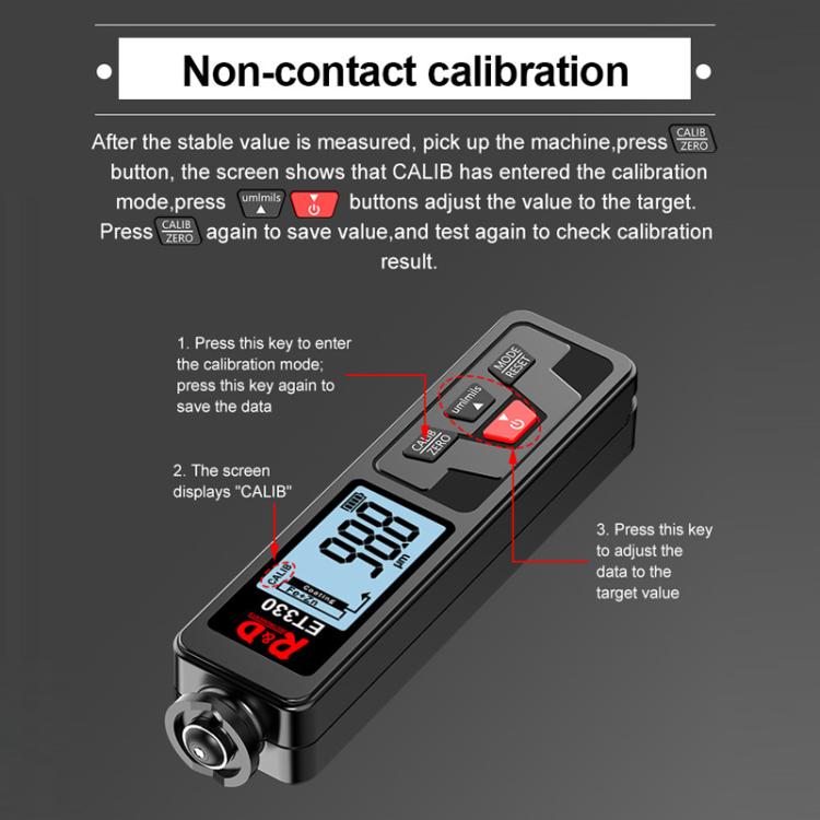 Mingzheng Iron Aluminum Zinc Three-Purpose Paint Film Coating Thickness Gauge