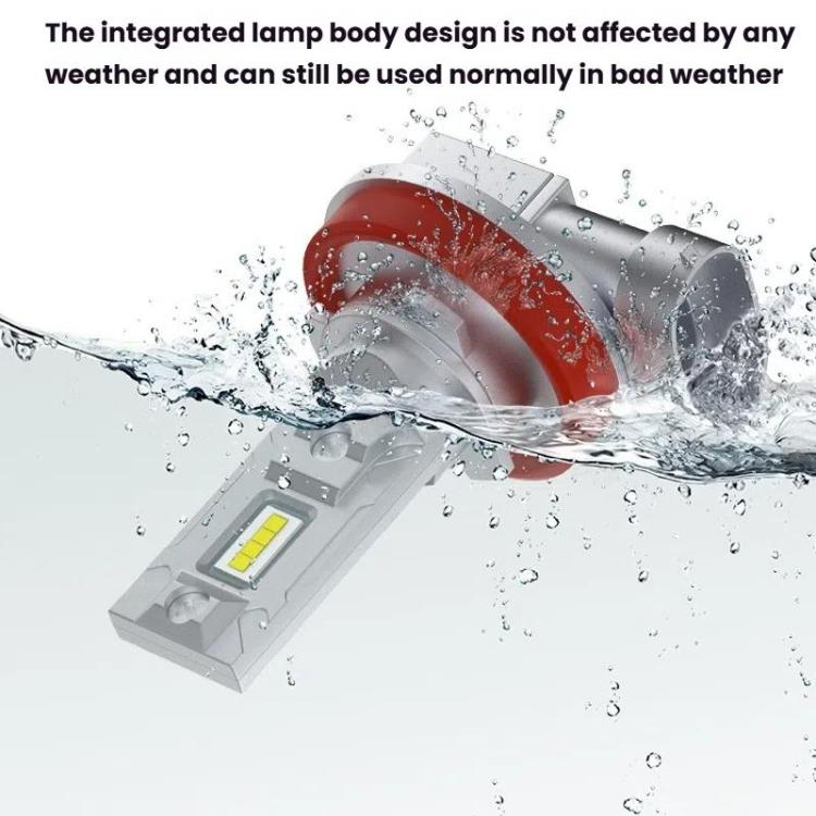 2pcs Mini 1:1 Direct Plug Car LED Headlight Bulb, H1, H3, H7, H11, 9005, 9006, H16, P13W, 9012