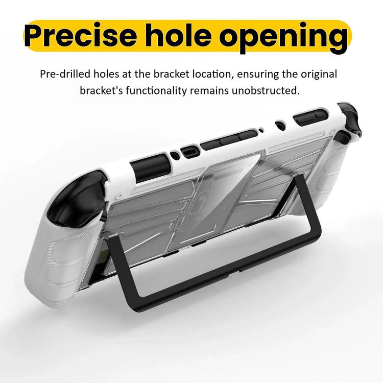For Nintendo Switch 2 Game Console TPU + PC One-piece Case Shockproof Shell, TPU + PC One-piece Case Black, TPU + PC One-piece Case White