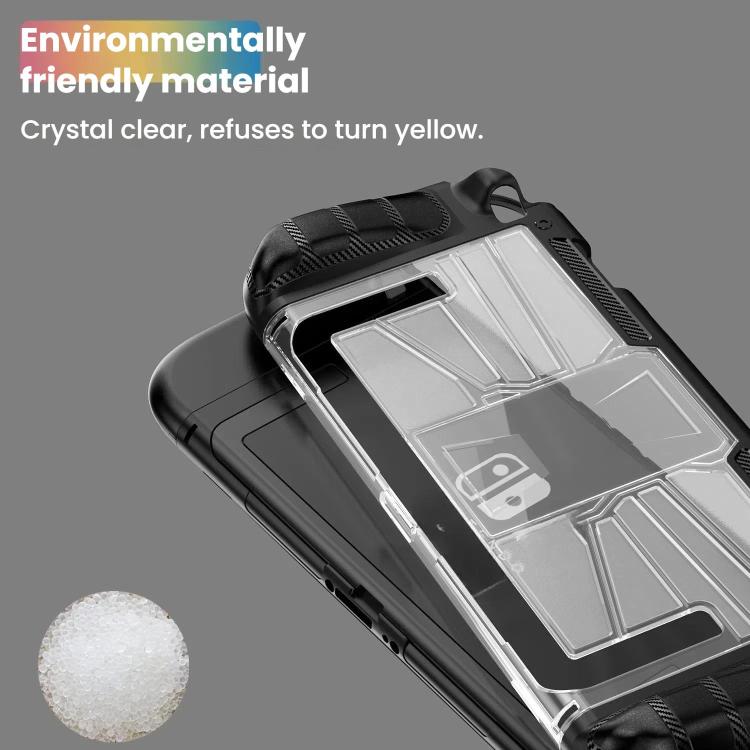 For Nintendo Switch 2 Game Console TPU + PC One-piece Case Shockproof Shell, TPU + PC One-piece Case Black, TPU + PC One-piece Case White