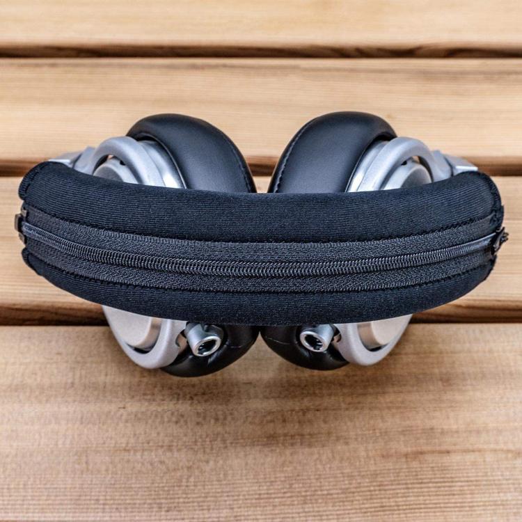 For Sony WH-1000XM4 Headphones Headband Protective Cover Replacement Parts, Neoprene Black, Leather Zipper Black, Leather Zipper Gold, Leather Zipper Gray