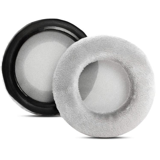 Für Beyerdynamic DT990 / DT880 / DT770 Pro Kopfhörer 1 Paar Ohrpolster, Schwammbezug, Flanell Schwarz, Flanell Grau