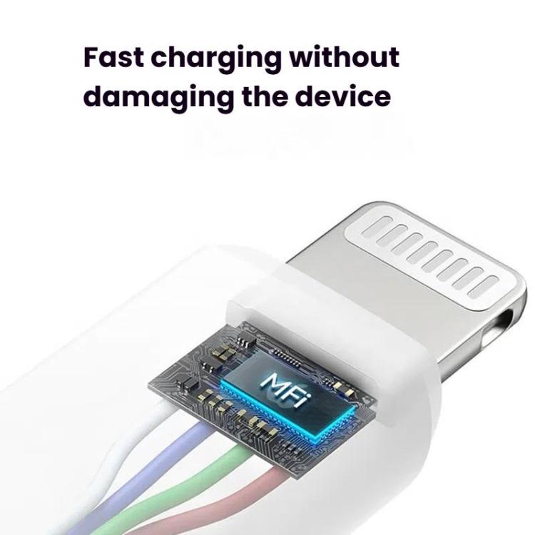 ANKER 310 Fast Charging PD Cable PVC Material Type-C to 8 Pin Fast Charging Cable, Black 0.9m, White 0.9m, Black 1.8m, White 1.8m