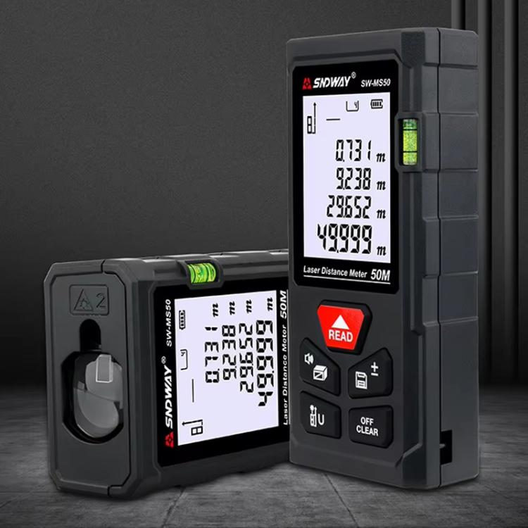 Laser Distance Measuring Instrument High Precision Laser Ruler, SNDWAY SW-MS50 50M, SNDWAY SW-MS70 70M, SNDWAY SW-MS100 100M