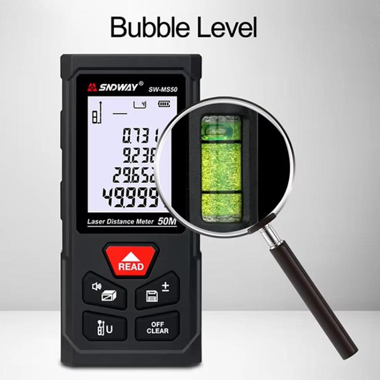 Laser Distance Measuring Instrument High Precision Laser Ruler, SNDWAY SW-MS50 50M, SNDWAY SW-MS70 70M, SNDWAY SW-MS100 100M