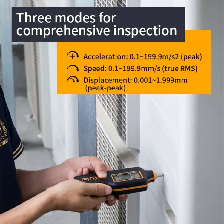 Digital Vibrometer Motor Fault Detector Mechanical Vibration Measurement, SW-63A
